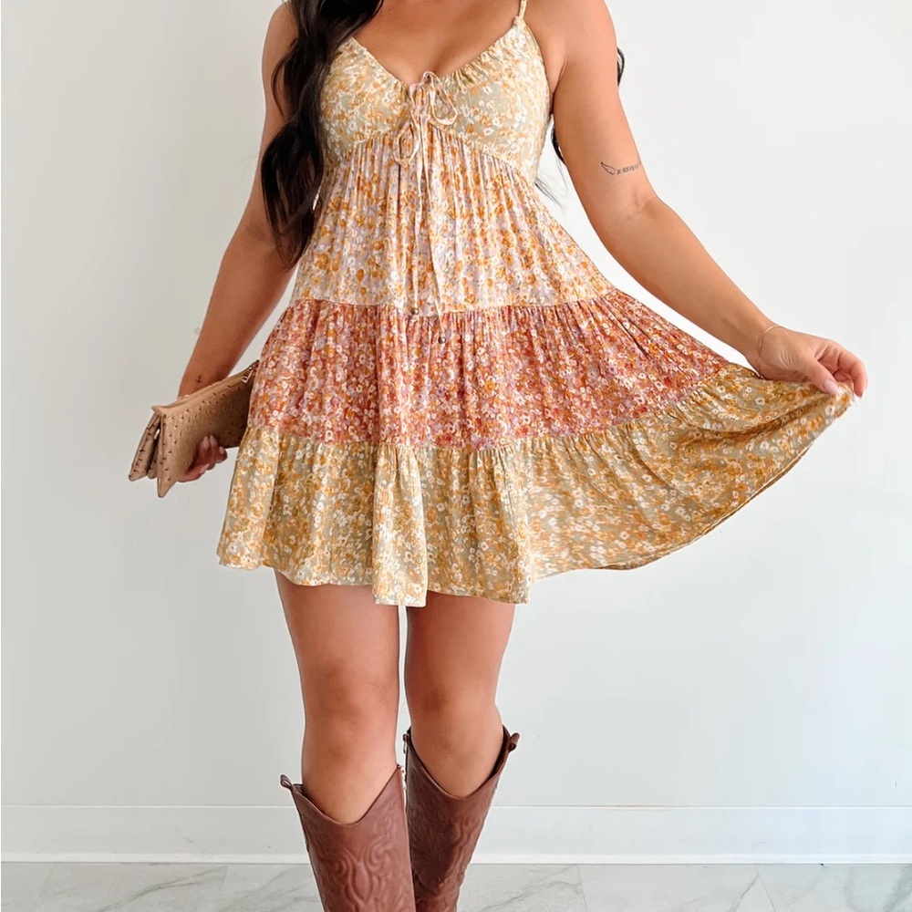 Floral Tiered Summer Dress
